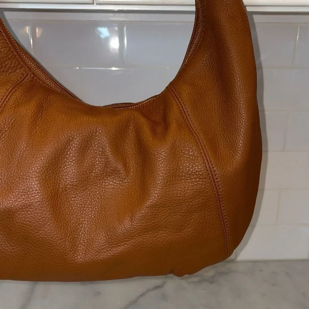 Michael Kors Bag Purse Handbag Pebbled Leather Hobo Large Shoulder Bag